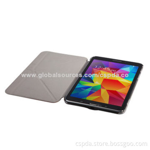 Ultra-slim Hot Press PU and PC Leather Cases for Samsung Galaxy Tab 4 8.0, Different Colors
